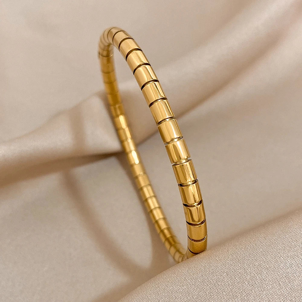 Luxury Stainless Steel Bracelet Stack