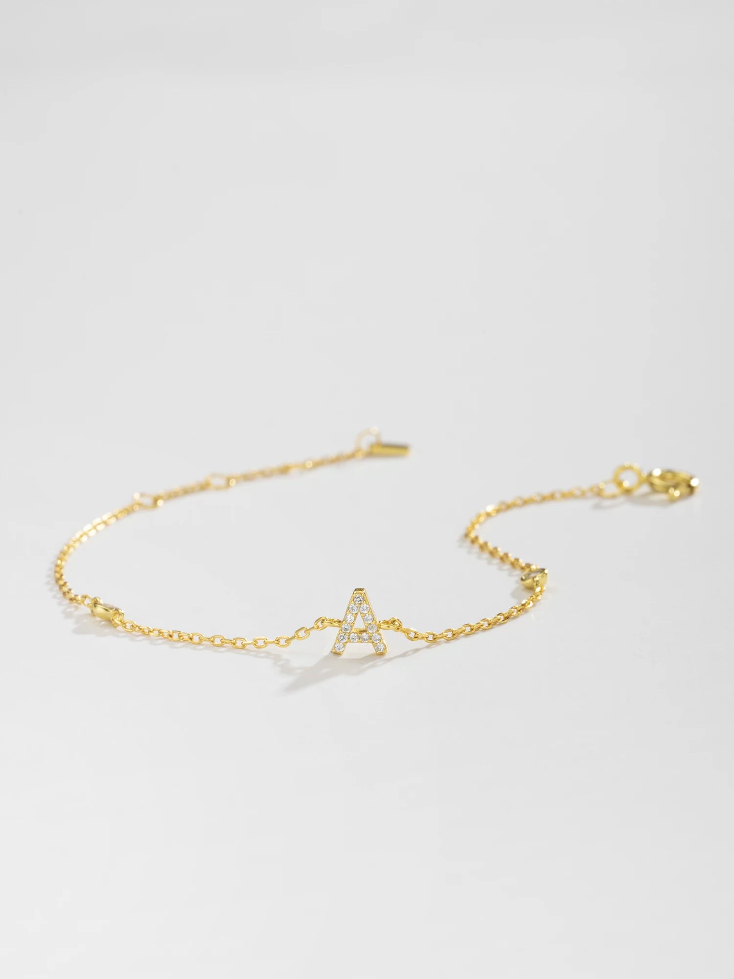 Forever Your Initial Bracelet - 925 Sterling Silver