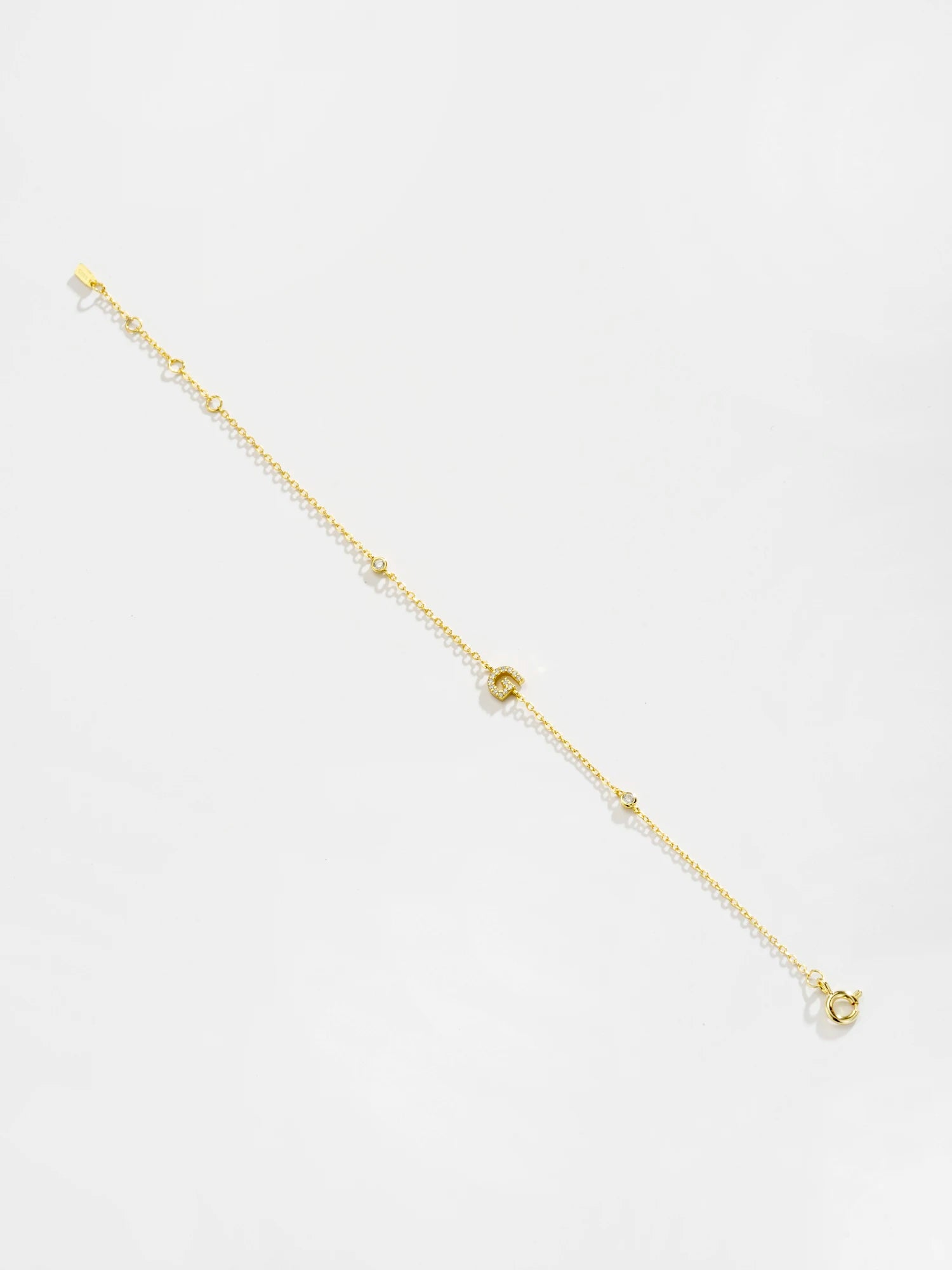 Forever Your Initial Bracelet - 925 Sterling Silver