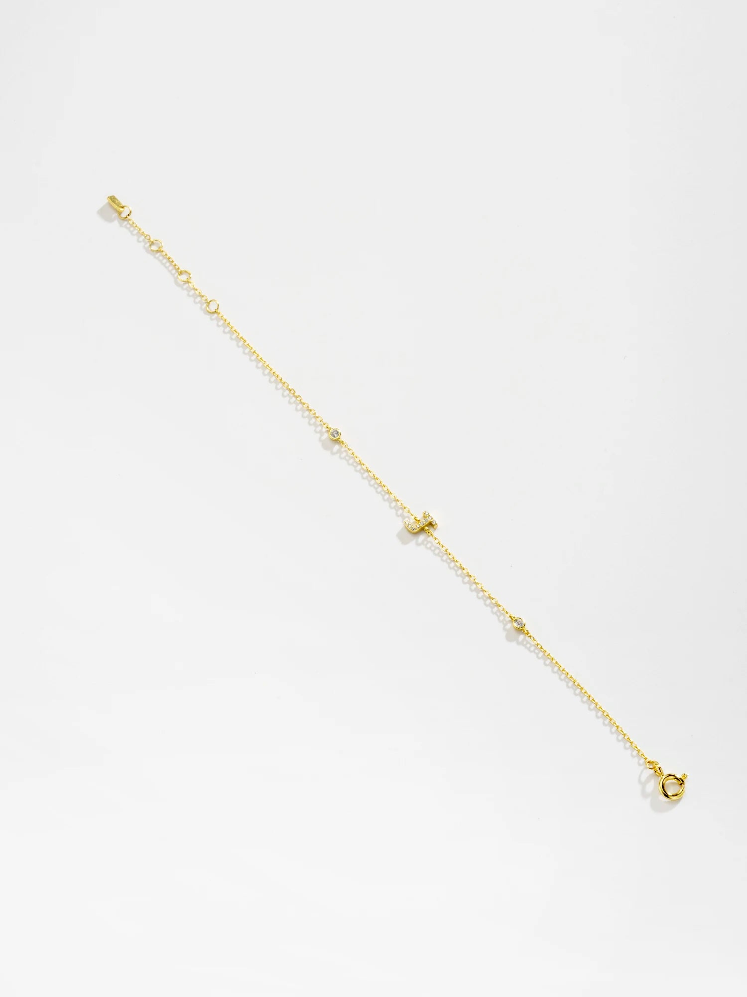 Forever Your Initial Bracelet - 925 Sterling Silver