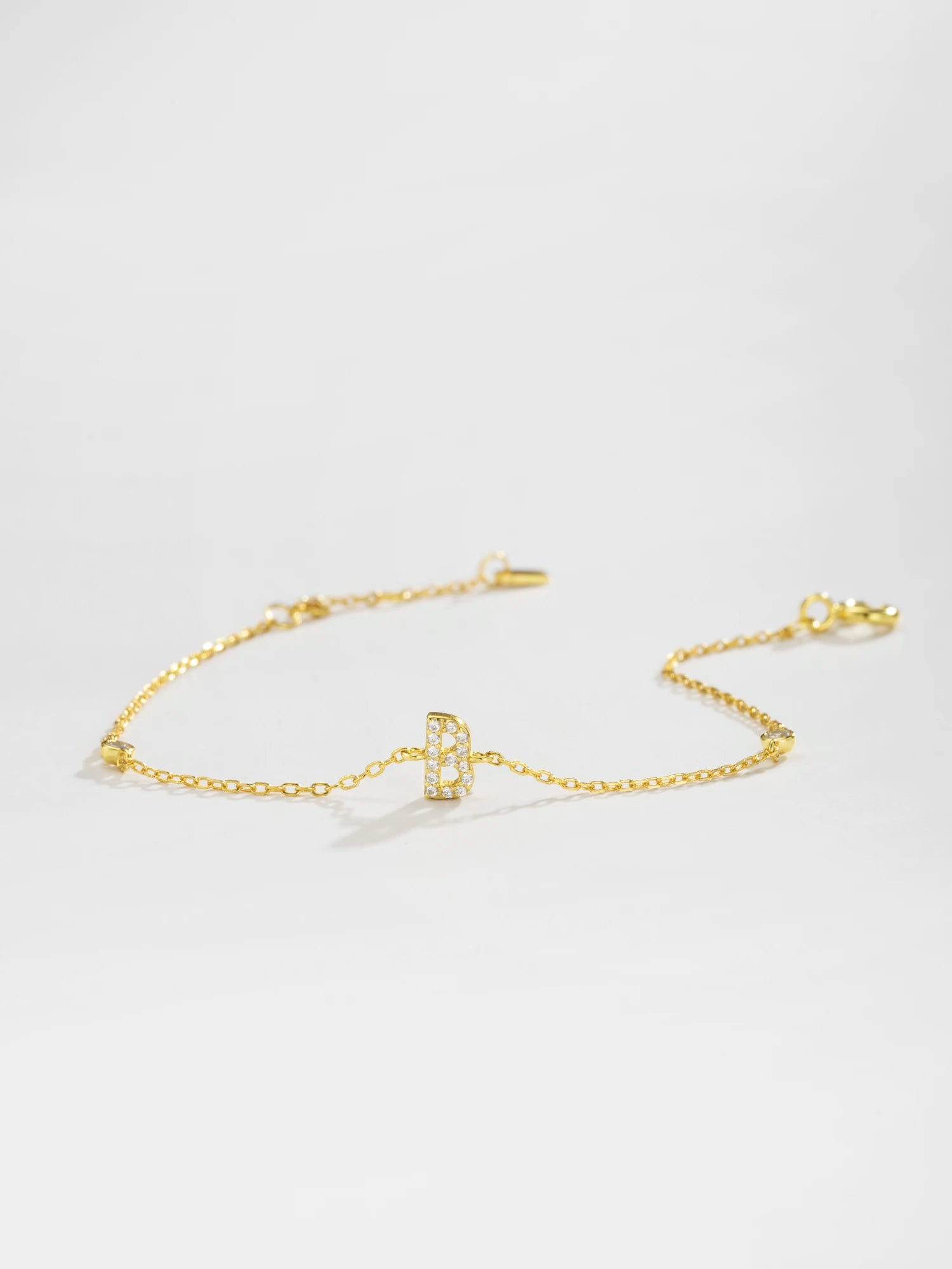 Forever Your Initial Bracelet - 925 Sterling Silver
