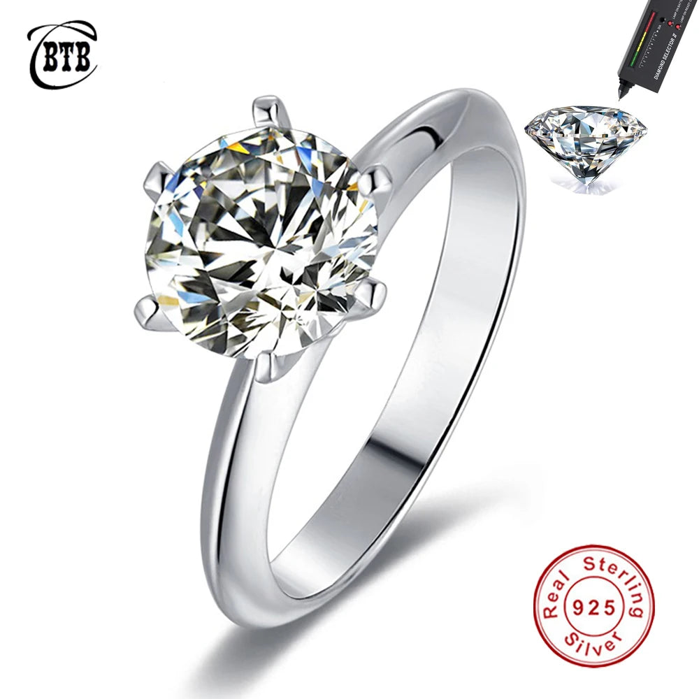 Brilliant Moissanite Engagement Ring