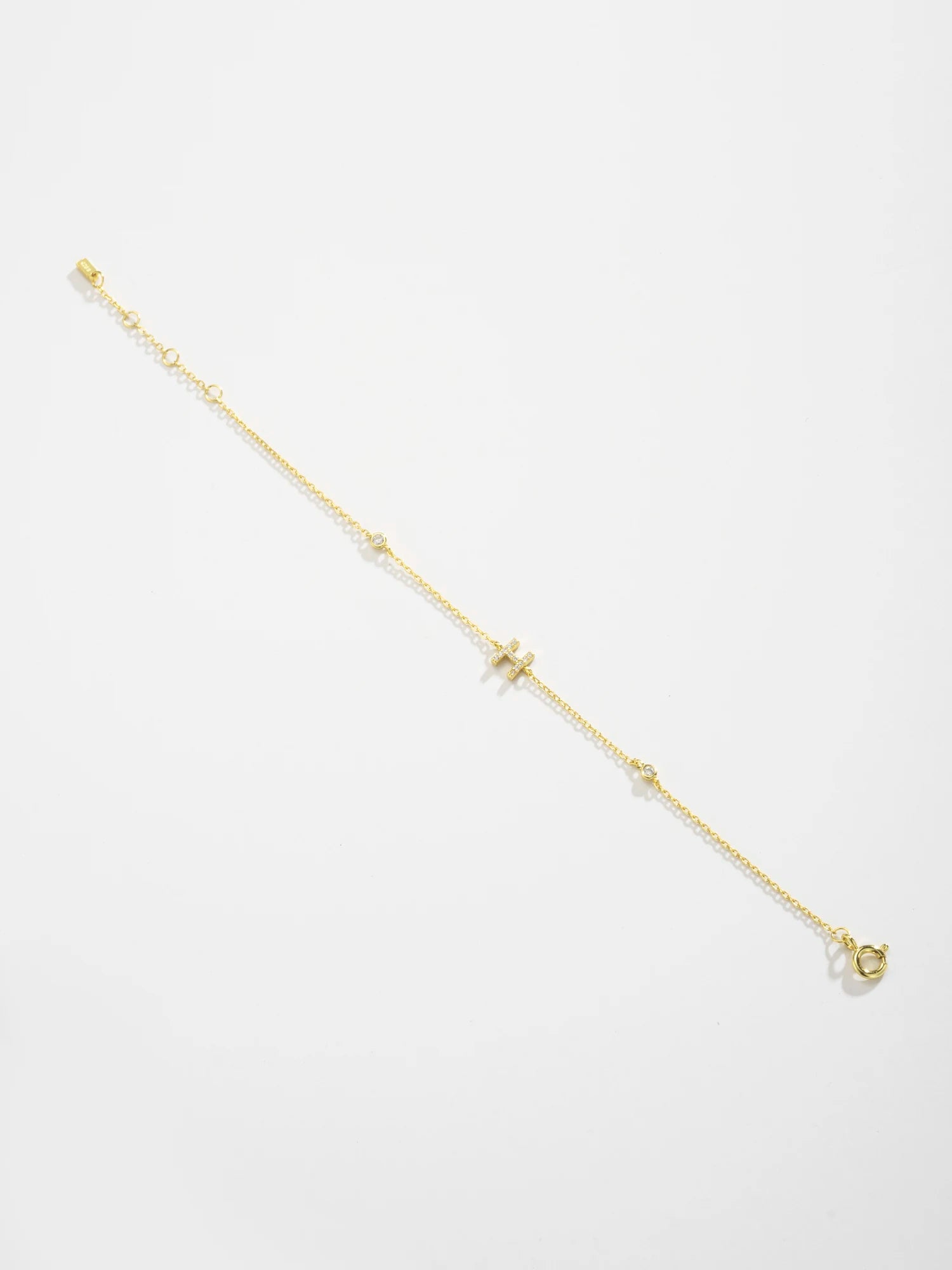 Forever Your Initial Bracelet - 925 Sterling Silver