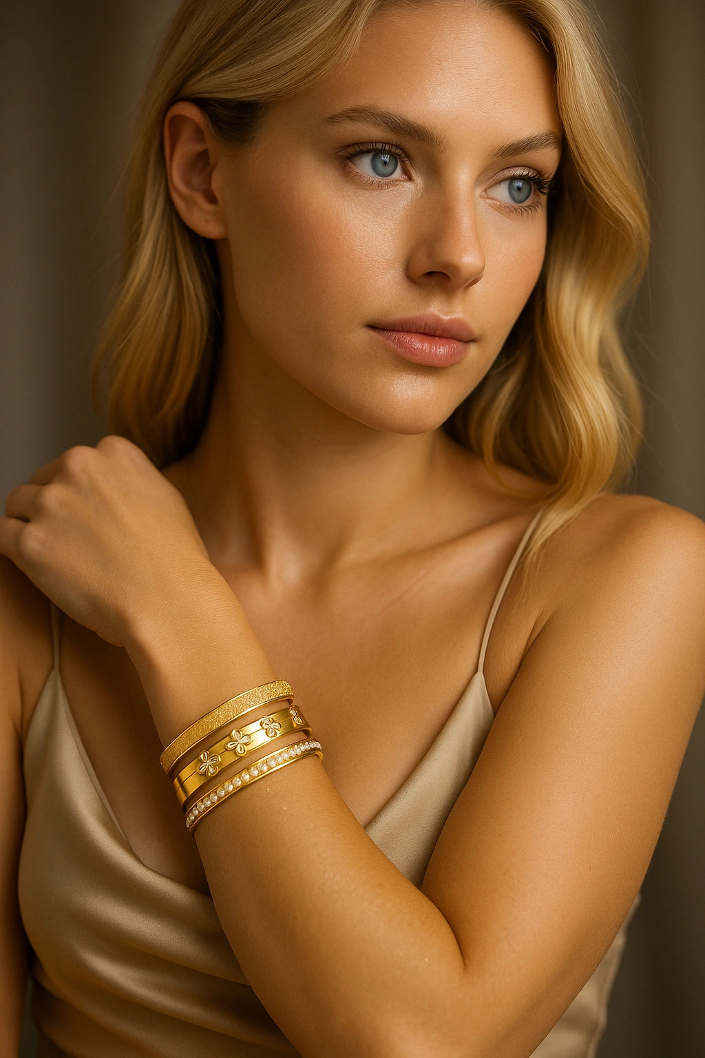 Luxury Stainless Steel Bracelet Stack