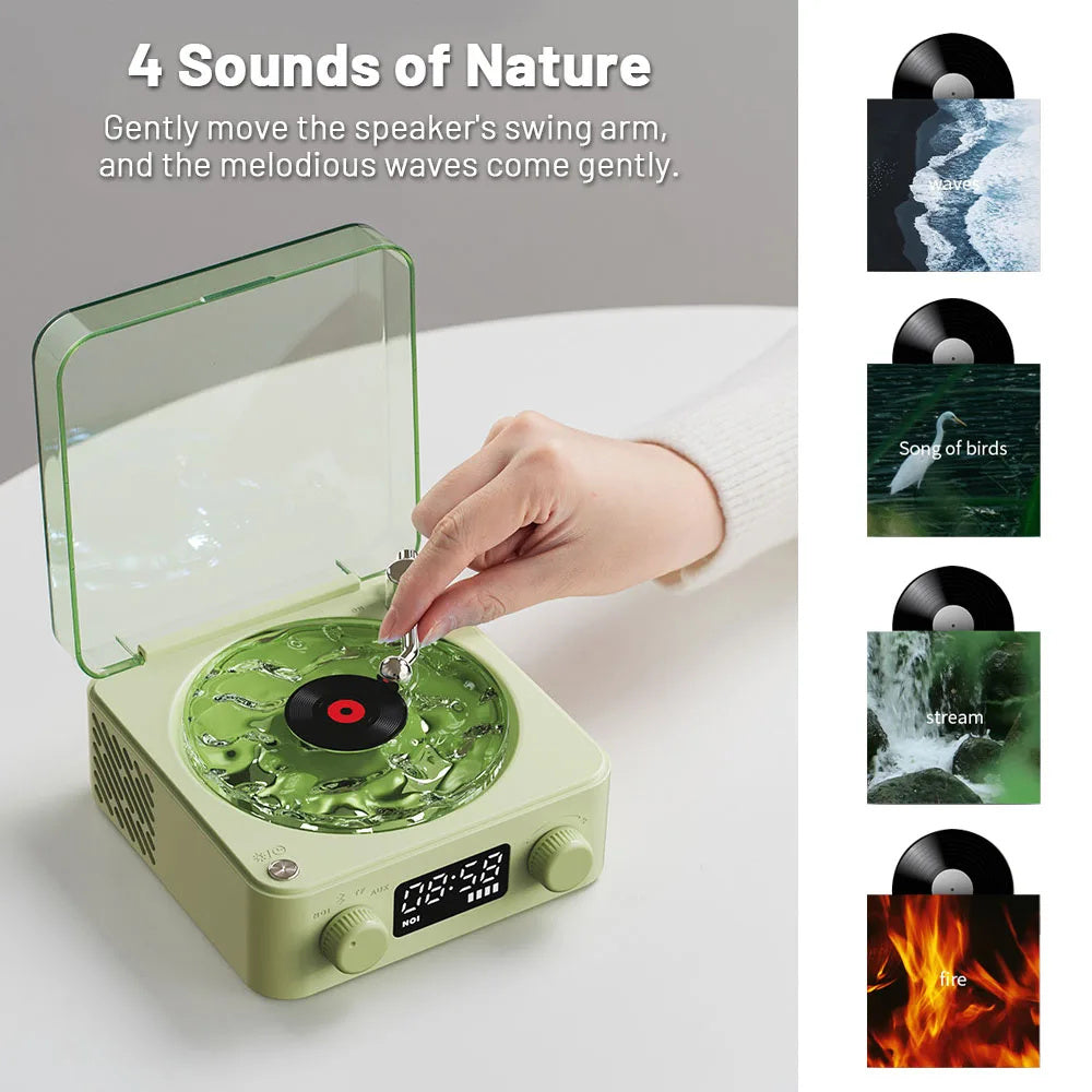 Bluetooth Turntable Vinyl Speaker