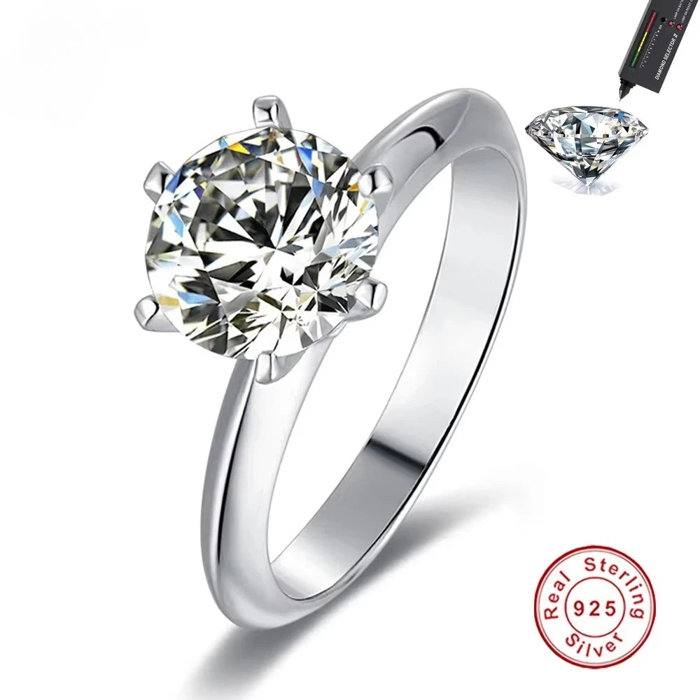 Brilliant Moissanite Engagement Ring