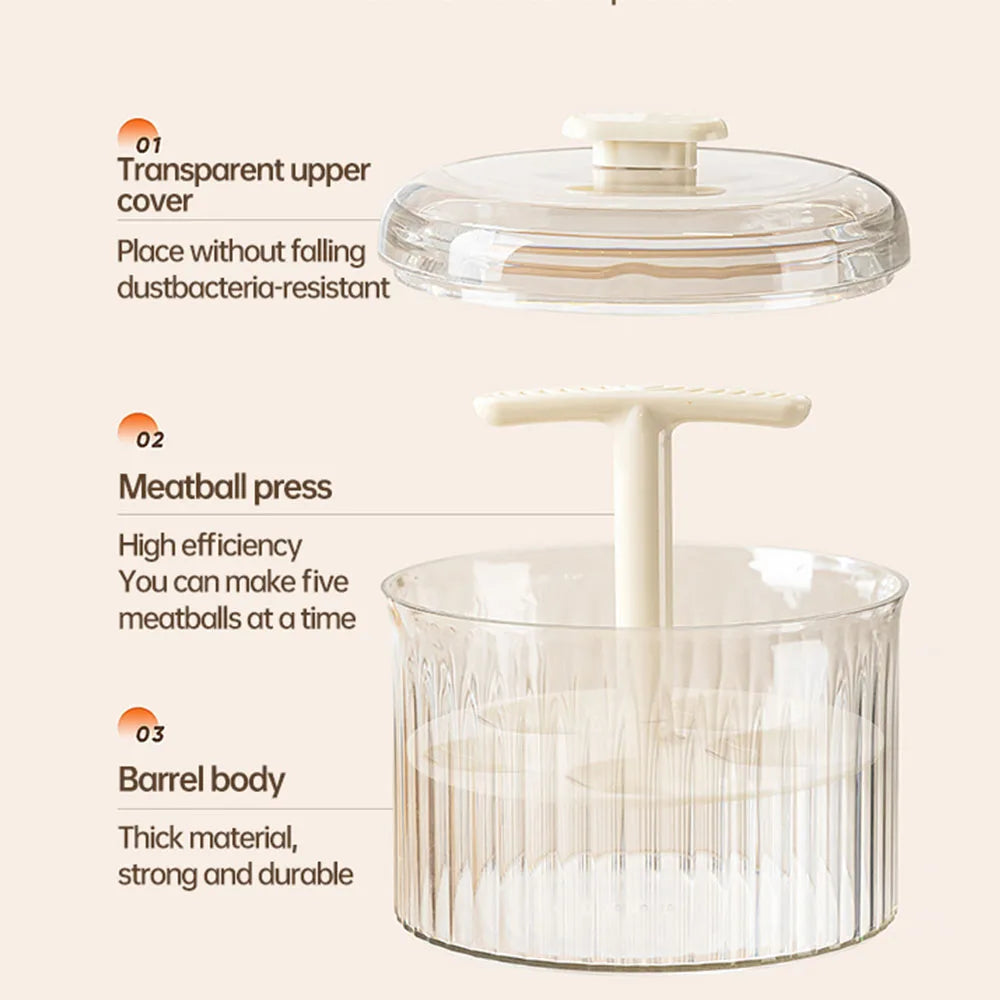 ClearPress Meatball Maker