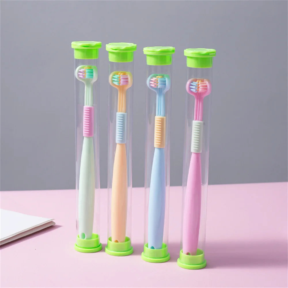 Three-Sided Toothbrush