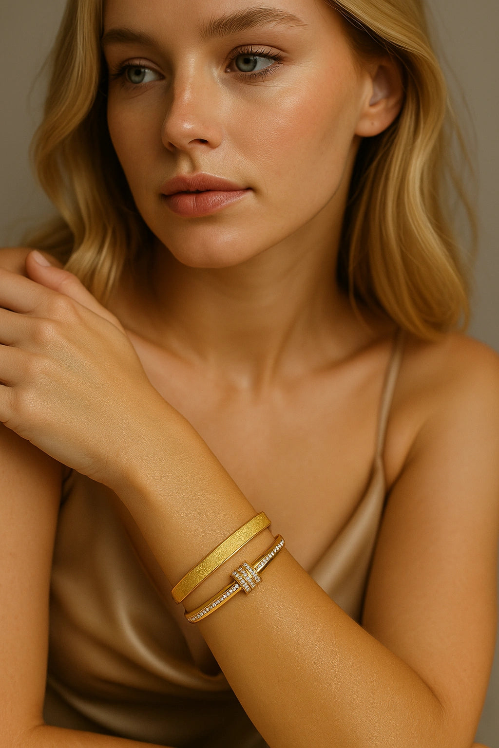 Luxury Stainless Steel Bracelet Stack